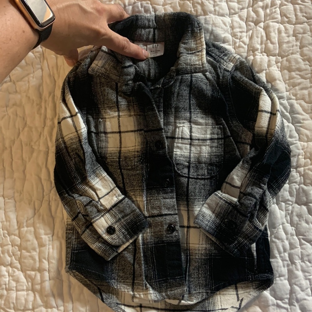 Baby Gap boy flannel